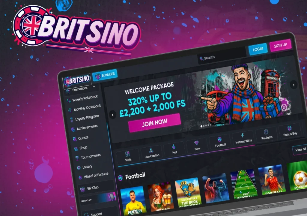 Britsino offers UK players modern casino games and a user-friendly gaming experience.